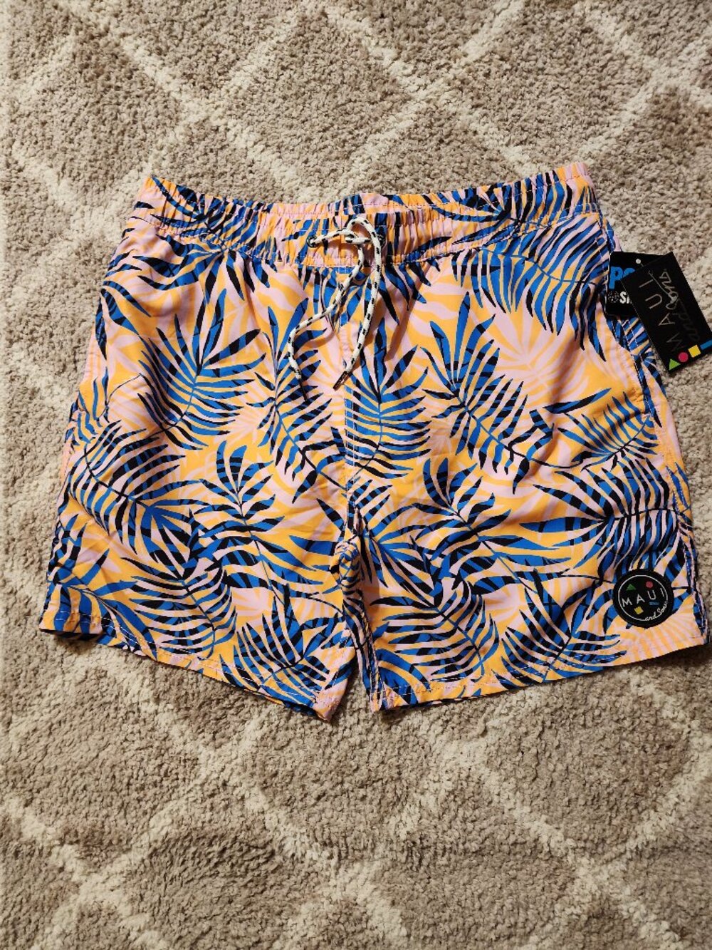 Men's Maui Swim Trunks with Pockets